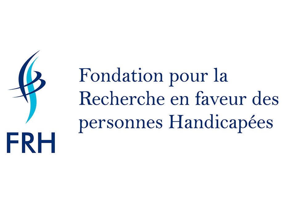 Das Bild zeigt das Signet der Fondation pour la Recherche en faveur des personnes Handicapées.