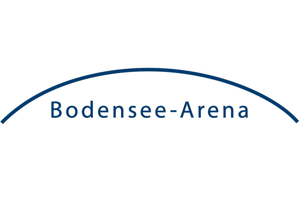 Das Bild zeigt das Logo der Bodensee-Arena.